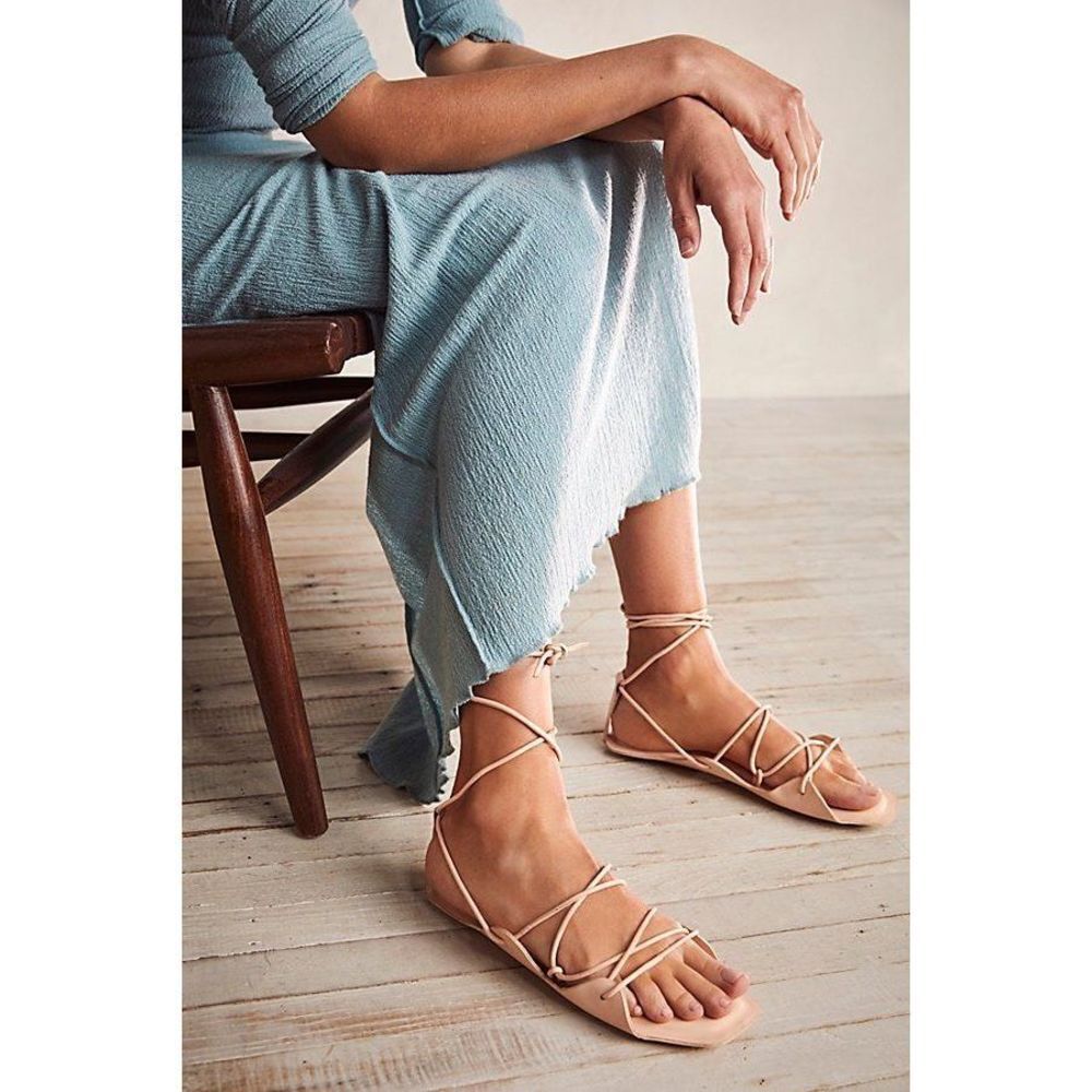 Jeffrey Campbell Dune Drive Wrap Gladiator Sandals Size 6